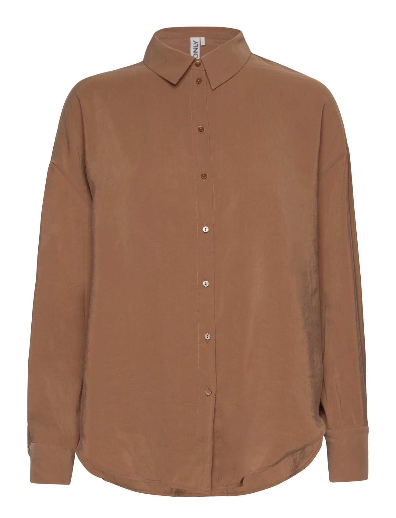 Onliris L/S Modal Shirt Wvn Brown ONLY