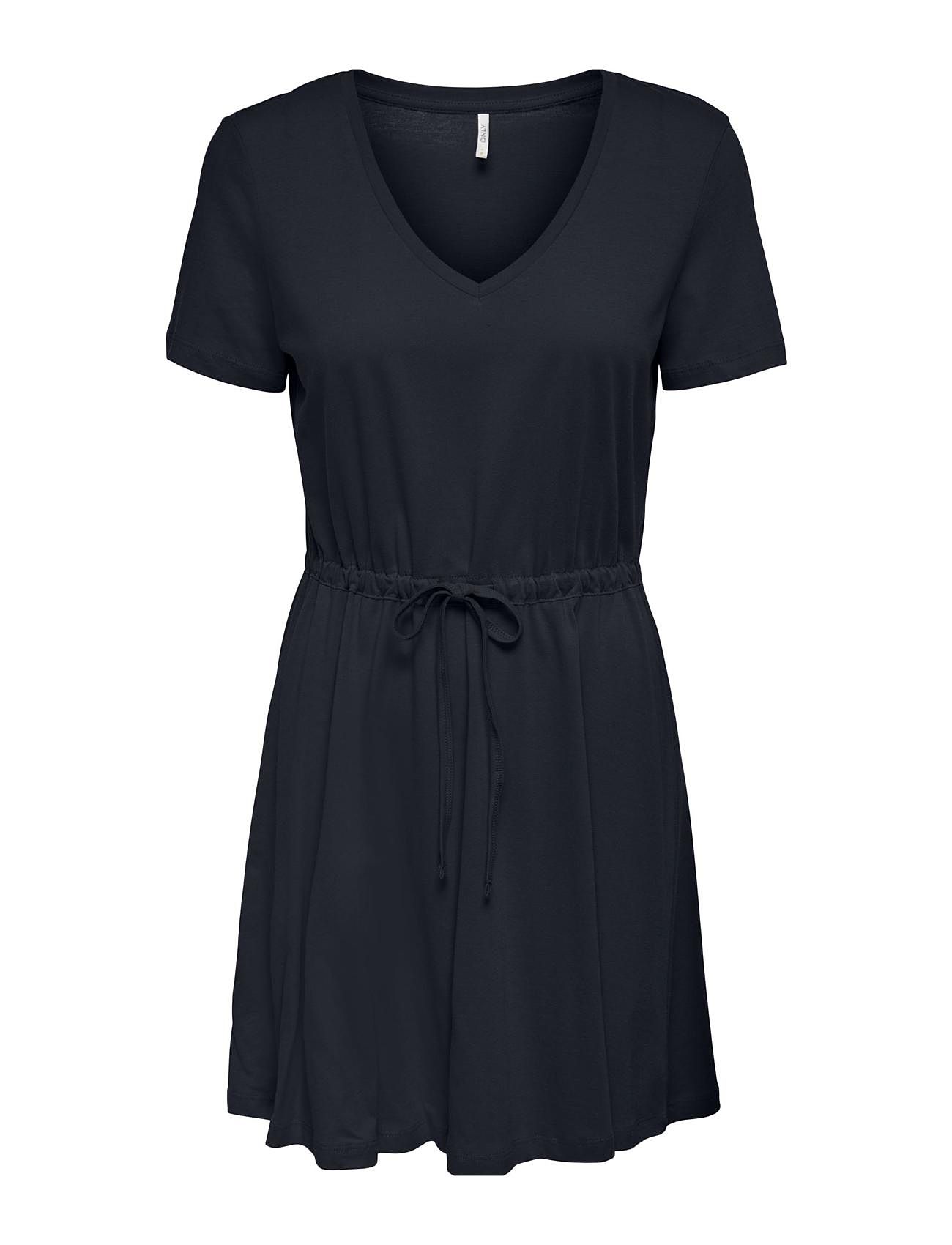 Onlmay S/S V-Neck Short Dress Jrs Noos Blue ONLY