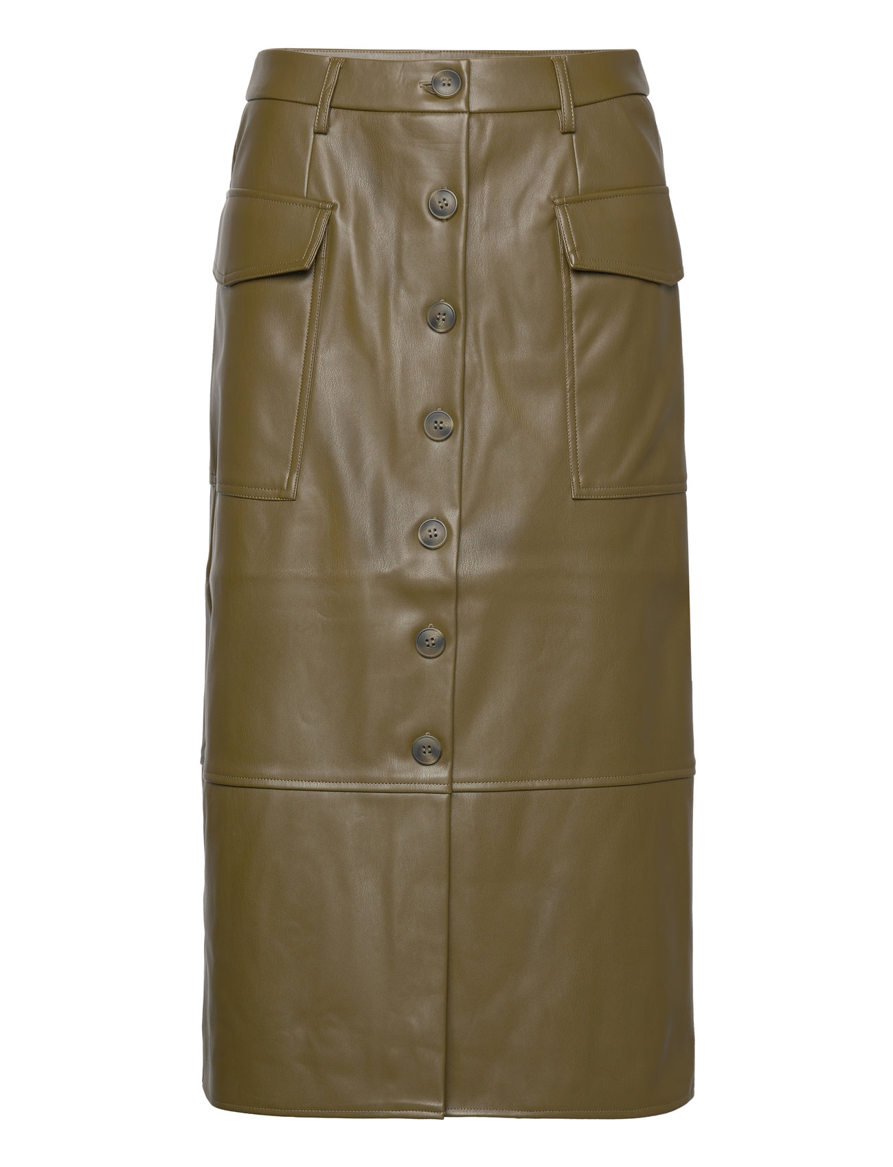 Onlkim Faux Leather Cargo Skirt Cc Otw Green ONLY