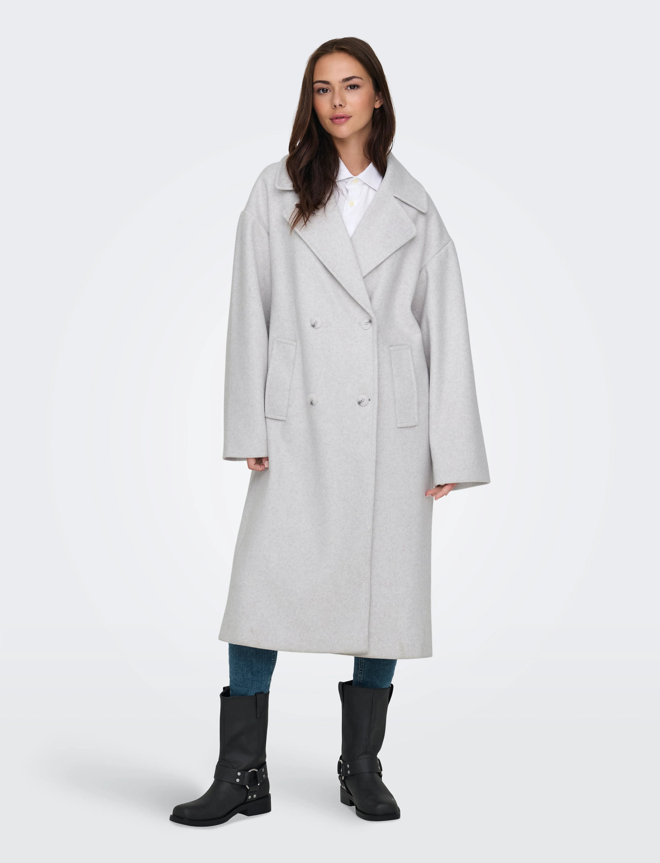 ONLY Onlwembley L/S Ovsize Coat Pnt Noos