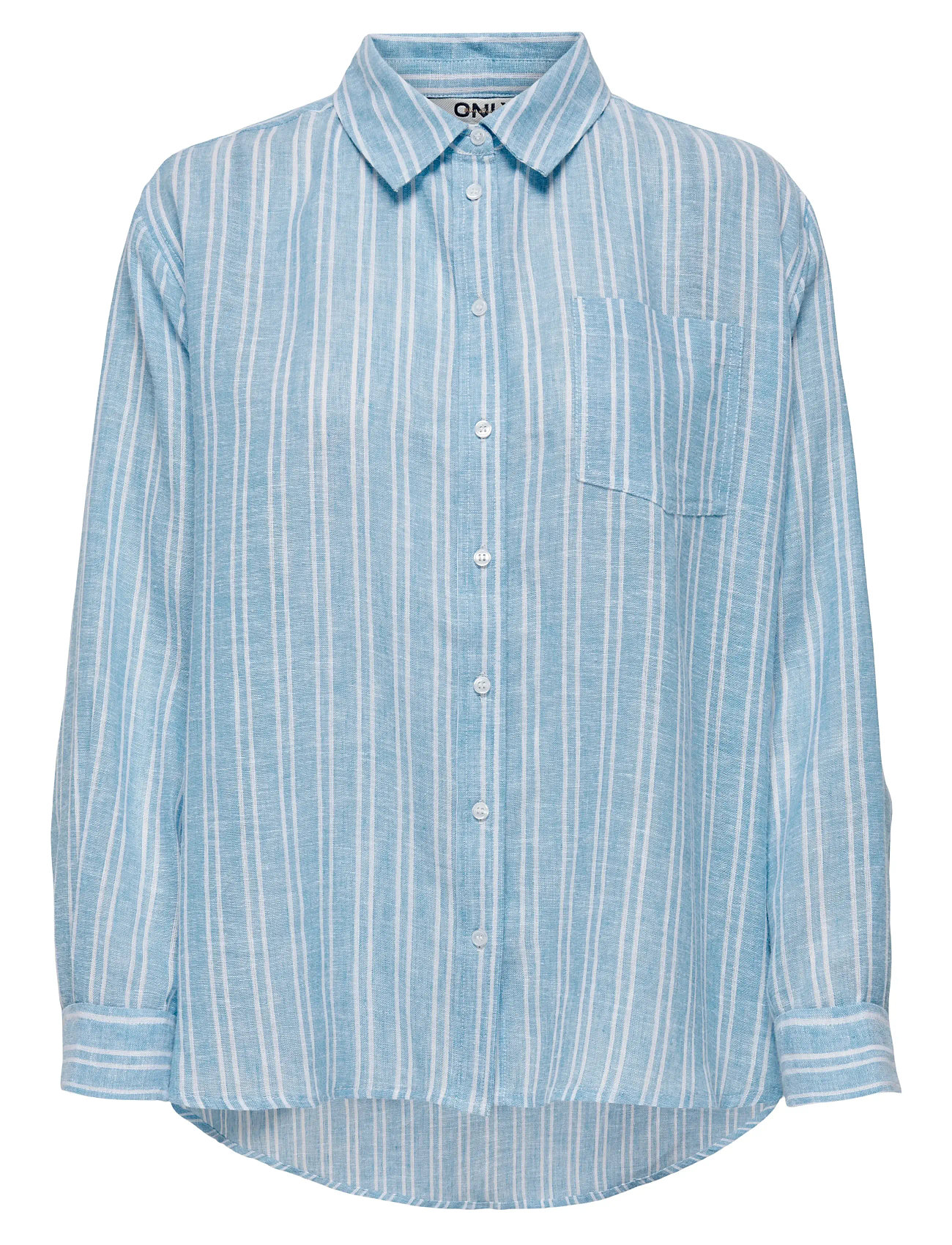 Onltokyo Life Ls Lin Bl St Shirt Pnt Blue ONLY