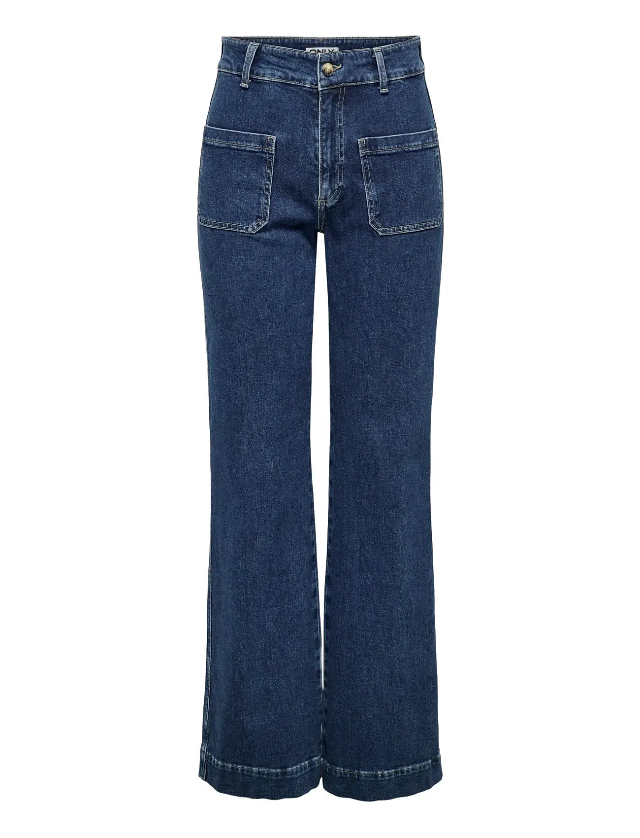 ONLY Onljuicy Hw Wide Pocket Dnm Jeans Cro Navy - 25x32 - Damen