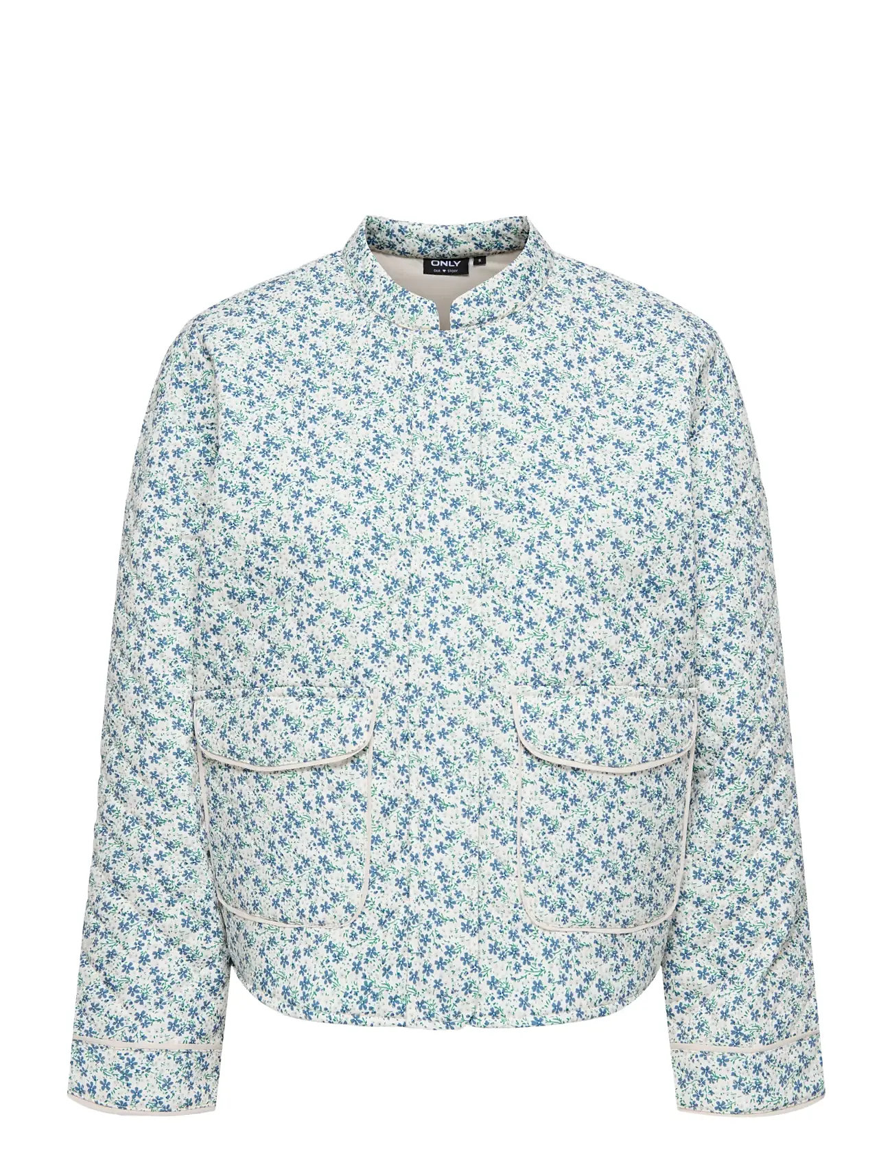 ONLY Onlhallie Quilted Jacke Otw Noos Blau - XL - Damen