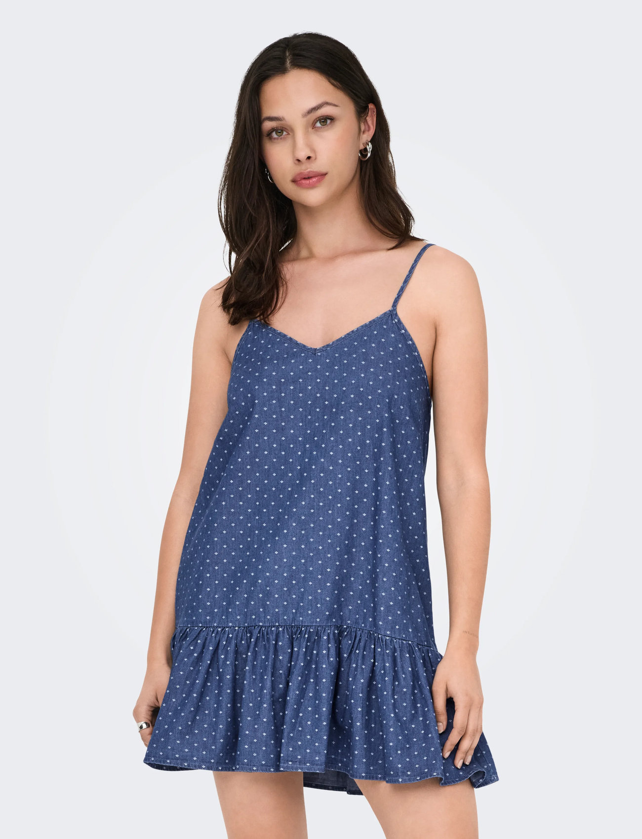 ONLY Onlnova Azure Giu Dress Ptm, XS, Navy, Kjoler > Kort Kjole, Dame