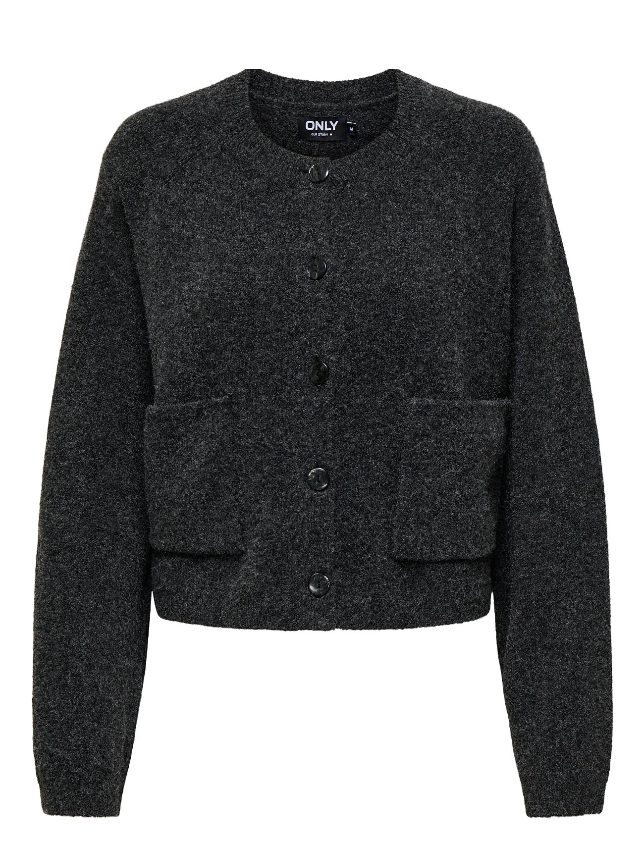 ONLY Onlpiemonte L/S Cardigan Knt Noos, S, Grey, Strik > Cardigans, Dame