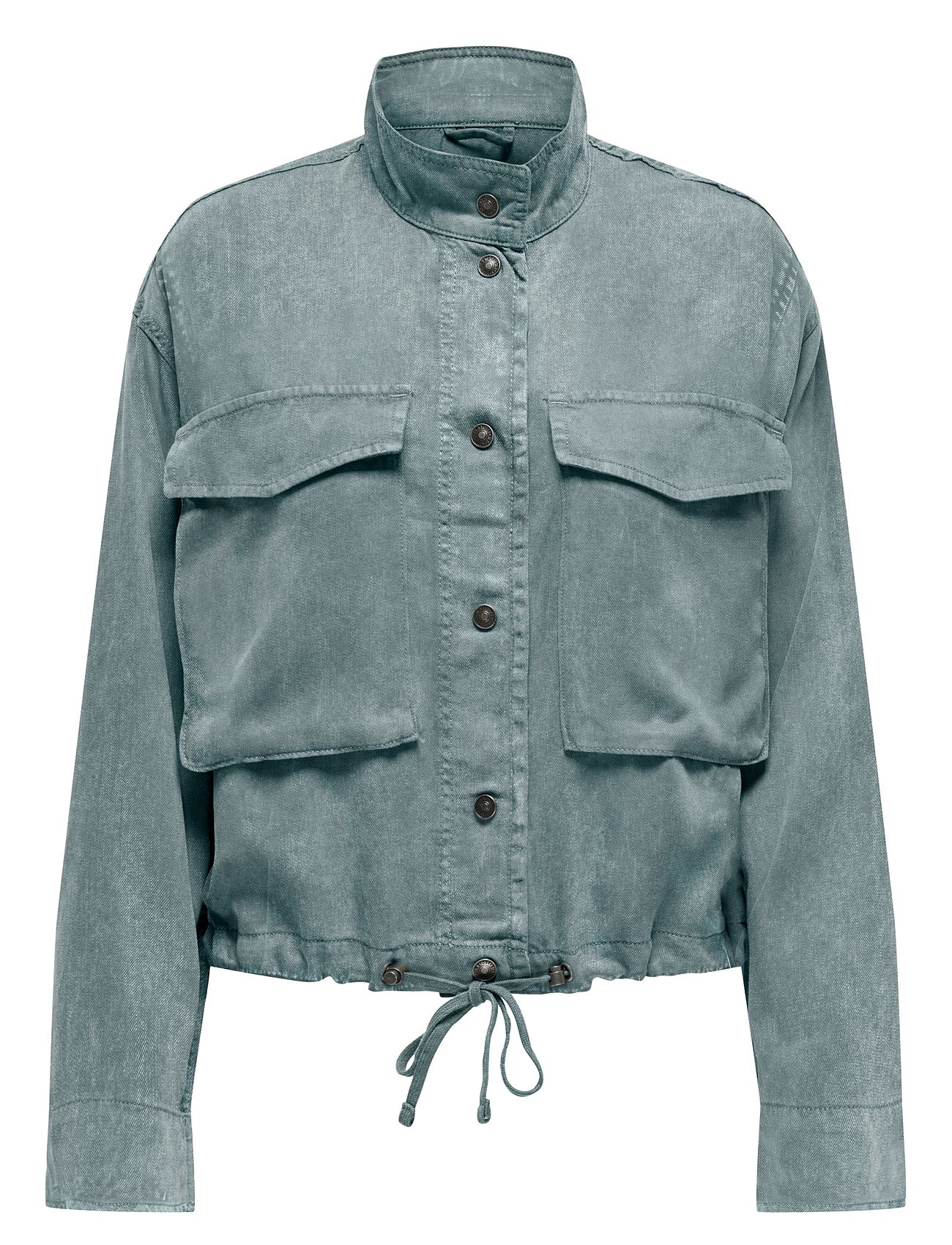 ONLY Onlkenya Life Acid Short Jacket Cc Otw Blå