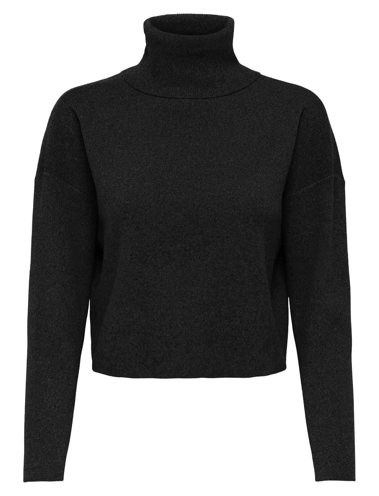ONLY Onlama Life Ls Rib Rollneck Cc Knt Schwarz - XS - Damen