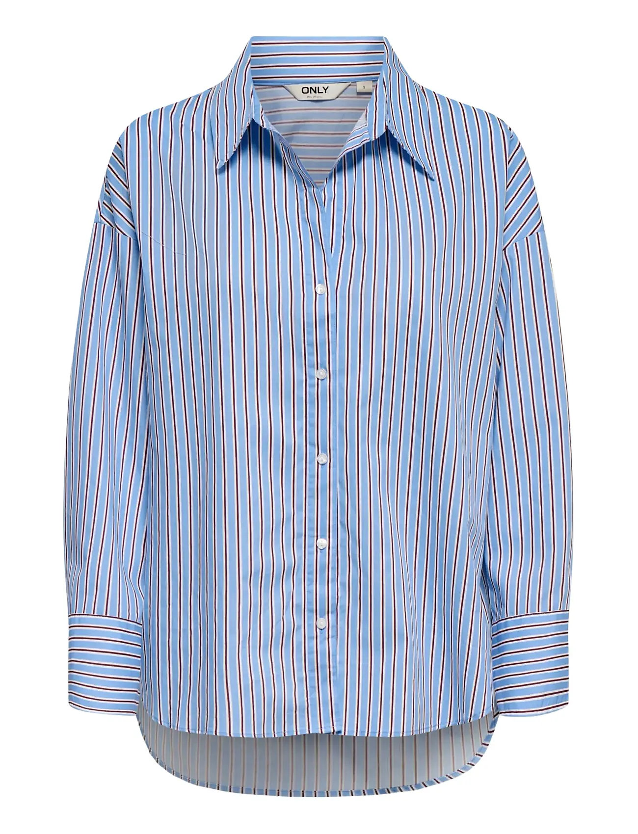 ONLY Onloregon Nano Ls Shirt Wvn Blau - S - Damen