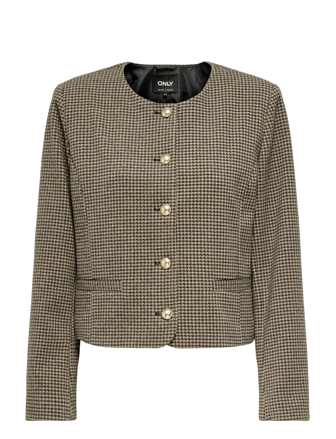 ONLY Onlmaggie Check Jacke Otw Braun - XS - Damen