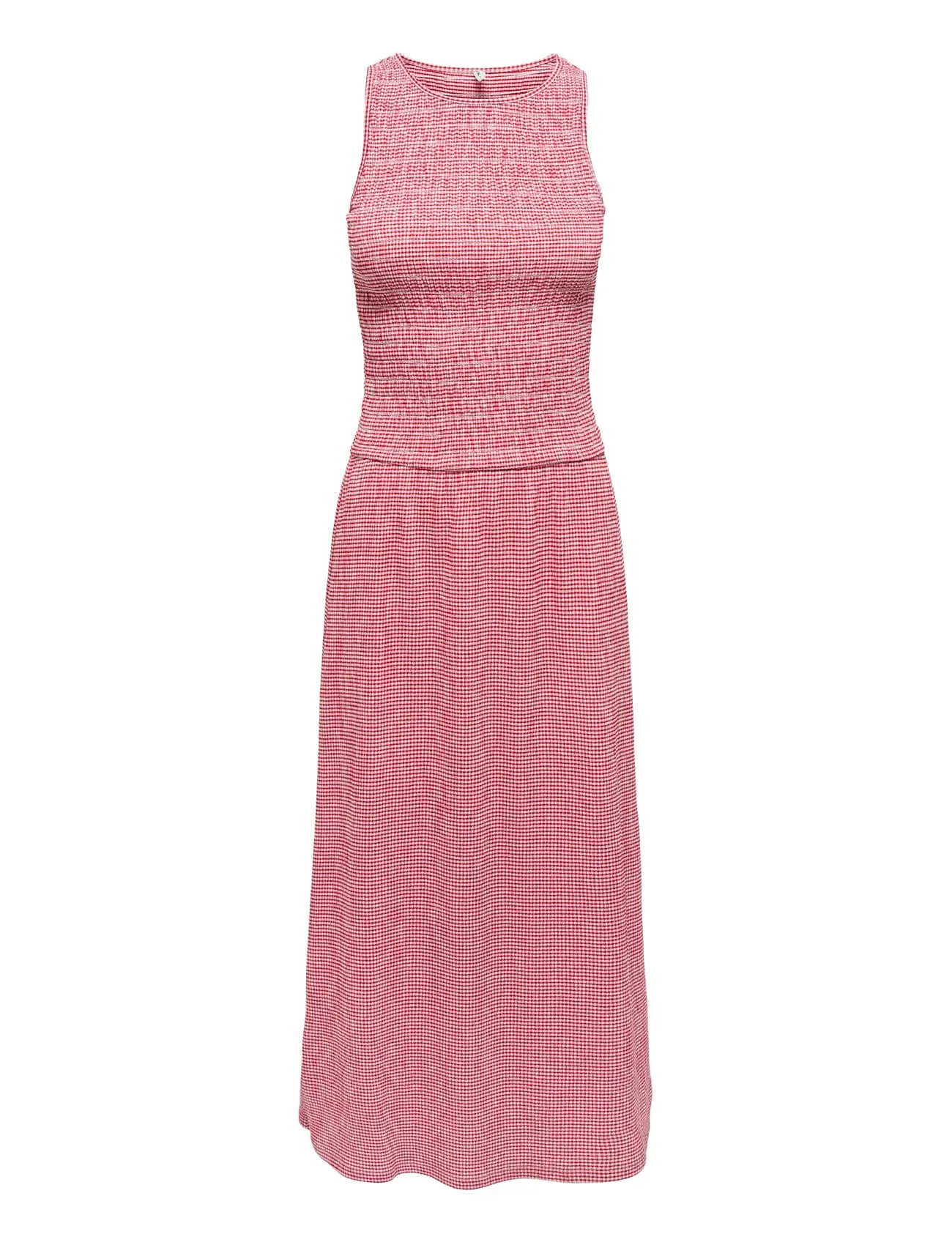 ONLY Onlcelle S/L Smock Kleid Jrs Rot - S - Damen