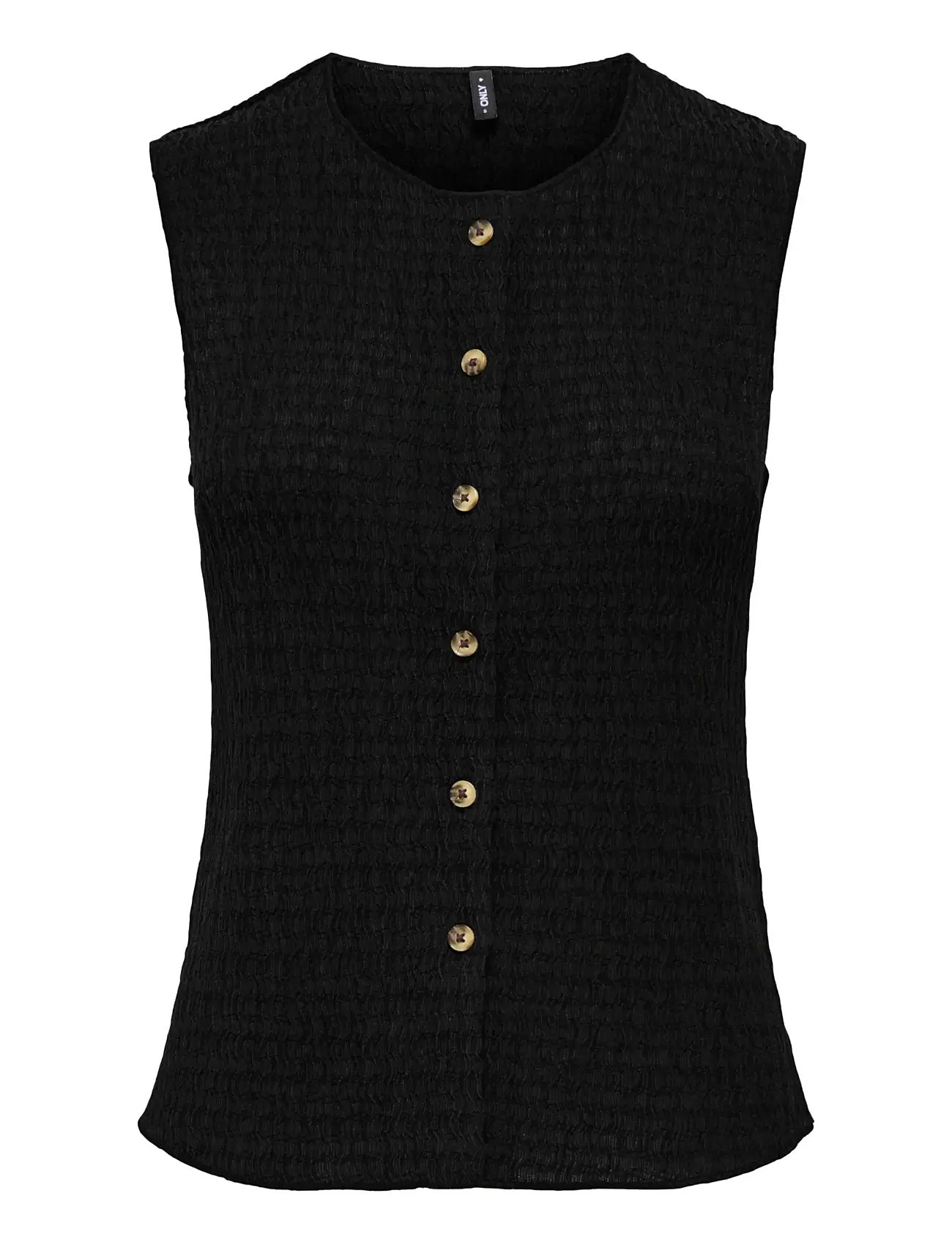 ONLY Onlilse S/L Structure Vest Jrs Noos Schwarz - L - Damen