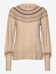 ONLLONA L/S PULLOVER KNIT - HUMUS