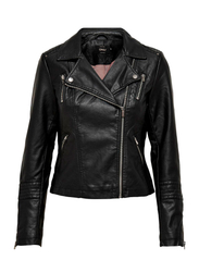 only freya faux leather biker otw noos