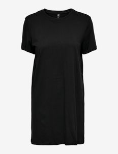 ONLMAY S/S JUNE DRESS JRS - t-skjortekjoler - black