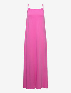 ONLMAY SINGLET LONG DRESS JRS - aftenkjoler - super pink