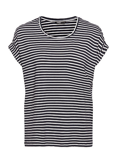 ONLY Onlmoster Stripe S/s O-neck Top Jrs - T-shirts | Boozt.com