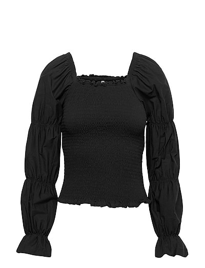Sindi L S Smock Top Basil