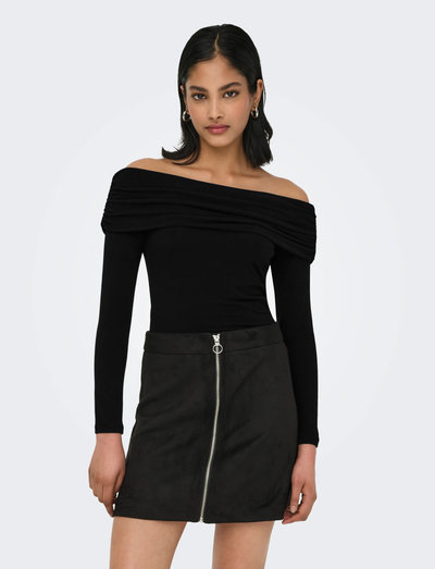 ONLY - ONLELINA S/S O-NECK SHORT TOP JRS NOOS ზომა XL