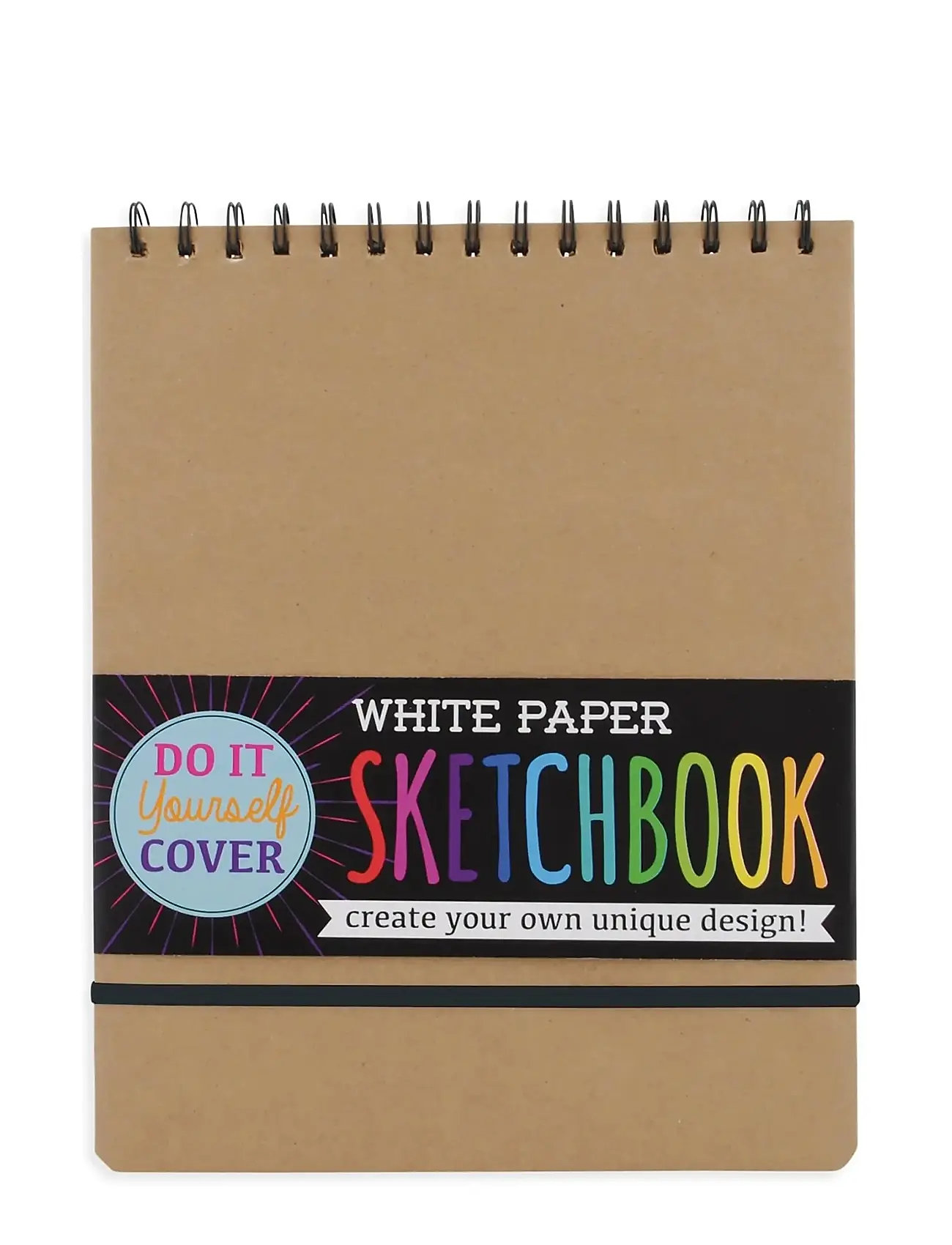 Ooly Sketchbook - Diy - White 20,5X26,5 cm, One Size, Brown, Tegning > Kalendere Og Notesbøger, Børn