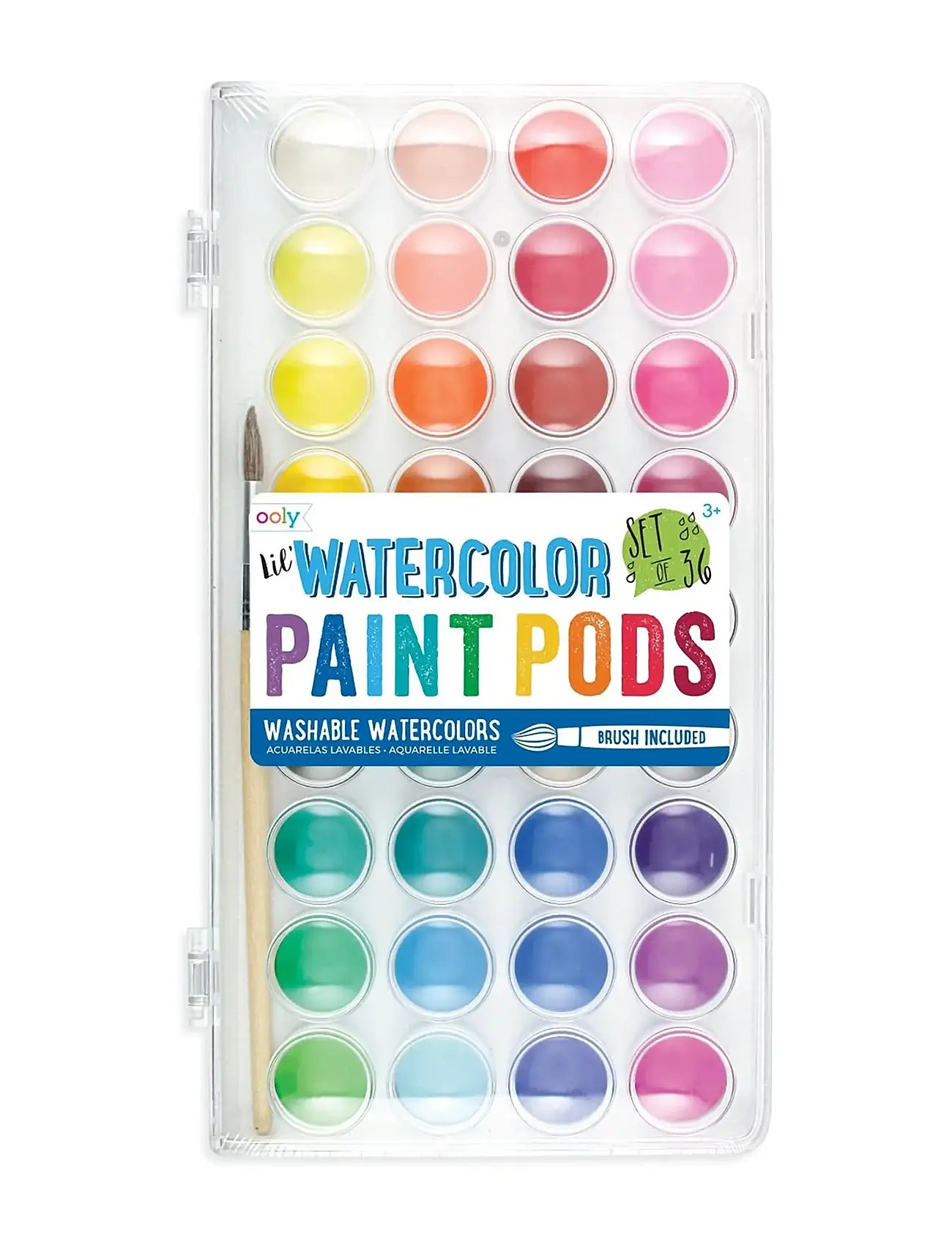 Ooly Watercolour Palette - Lil Watercolour, One Size, Multi/patterned, Tegning > Maling, Børn