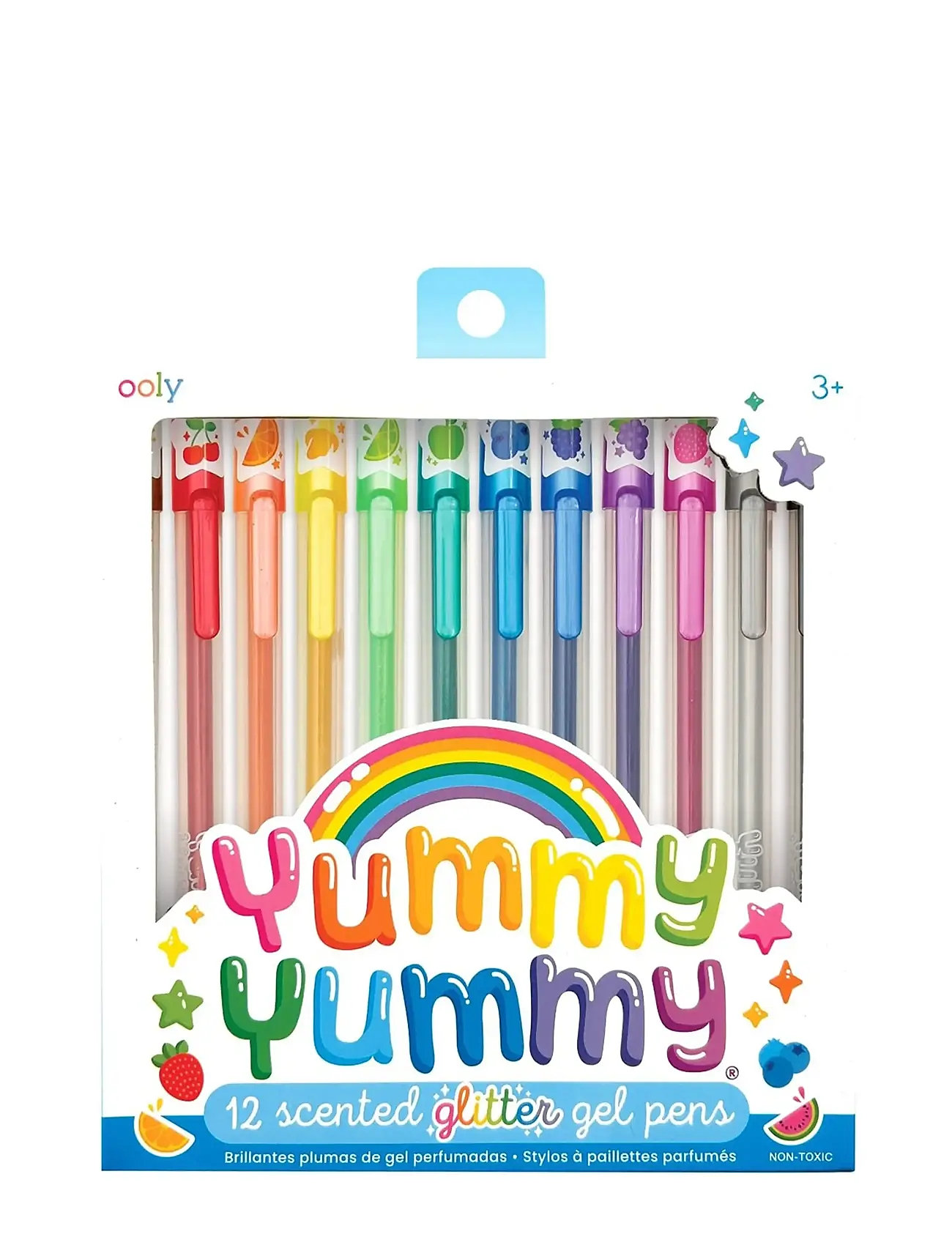 Ooly Scented Gel Pen 12 Pcs - Glitter Yummy Yummy, One Size, Multi/patterned, Drawing > Pencils, Børn