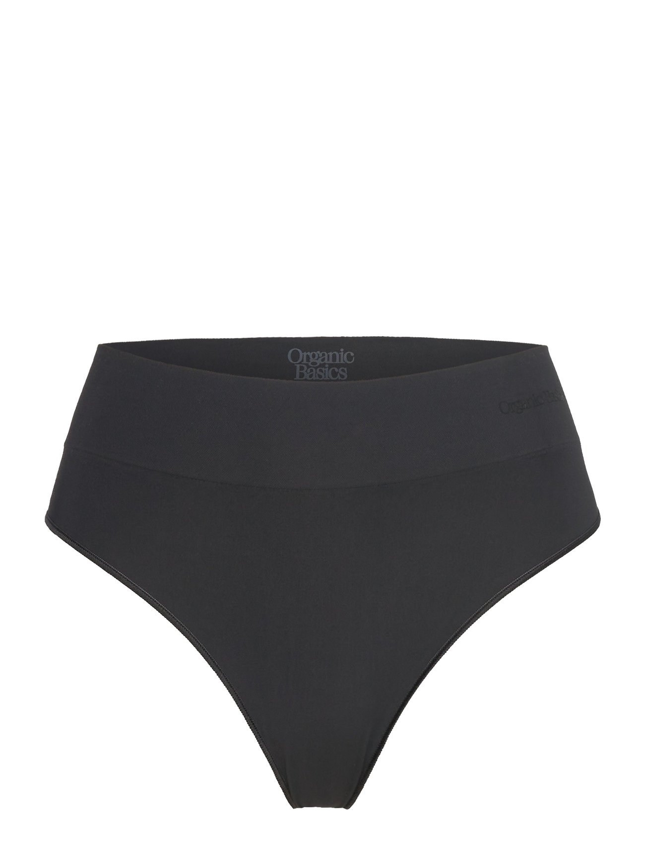 Smooth Thong Stringtruse Undertøy Black Organic Basics