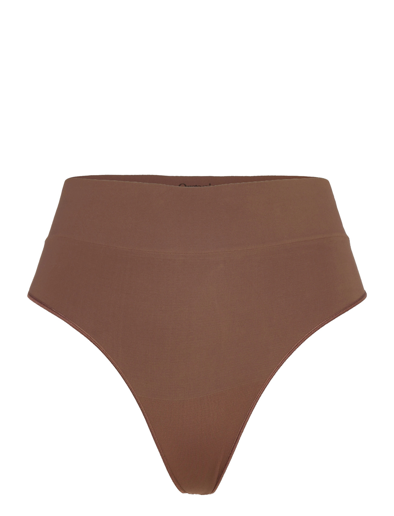 Organic Basics Smooth Thong, L, Brown, Trusser > G-Streng, Dame