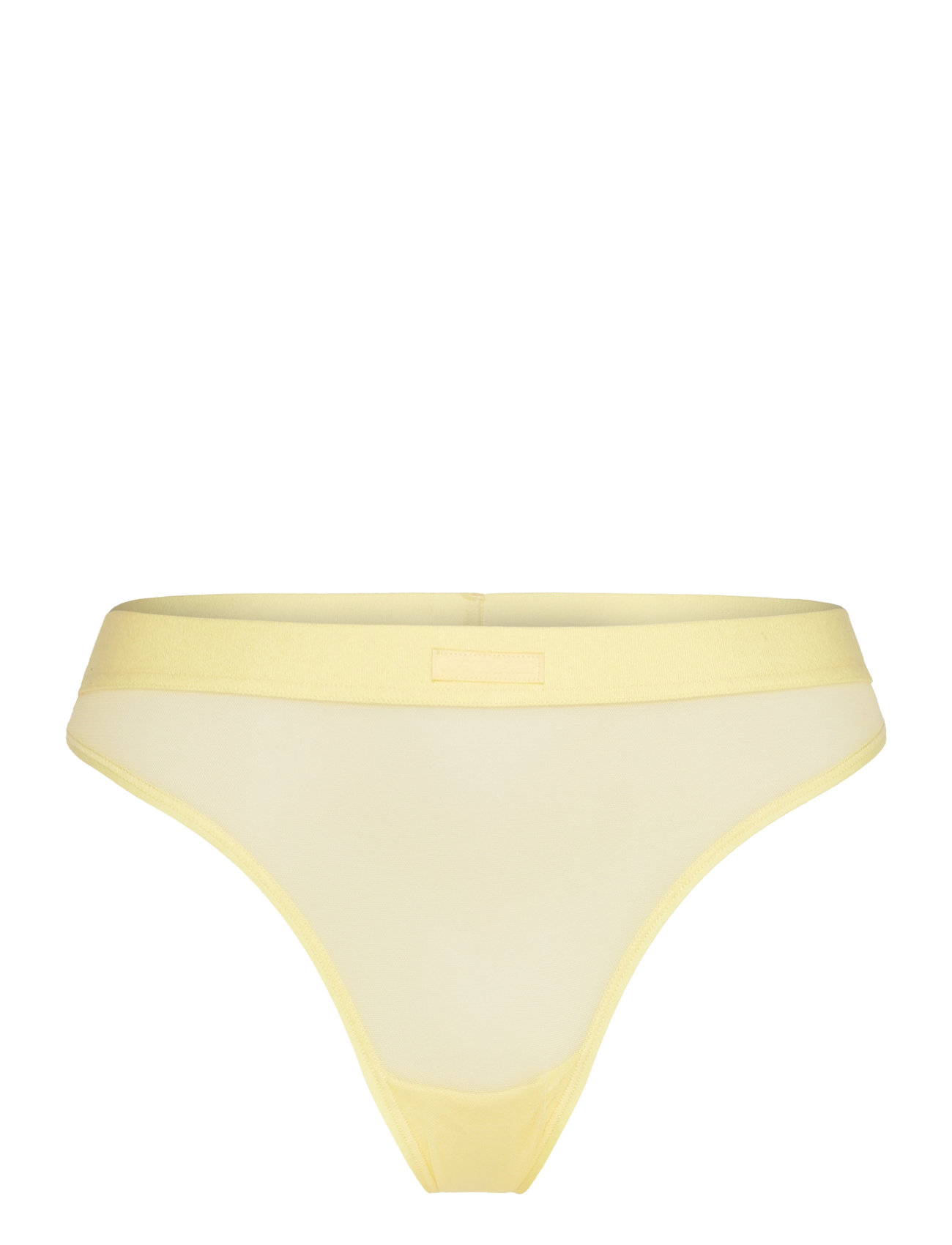 Mesh Thong Stringtruse Undertøy Yellow Organic Basics