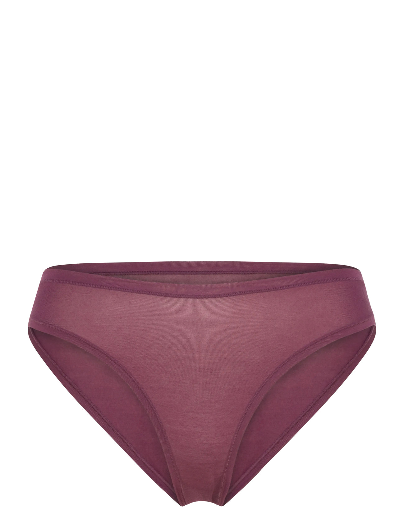 ORGANIC BASICS Soft Touch Veil High-Bein Briefs Burgundy - XS - Damen