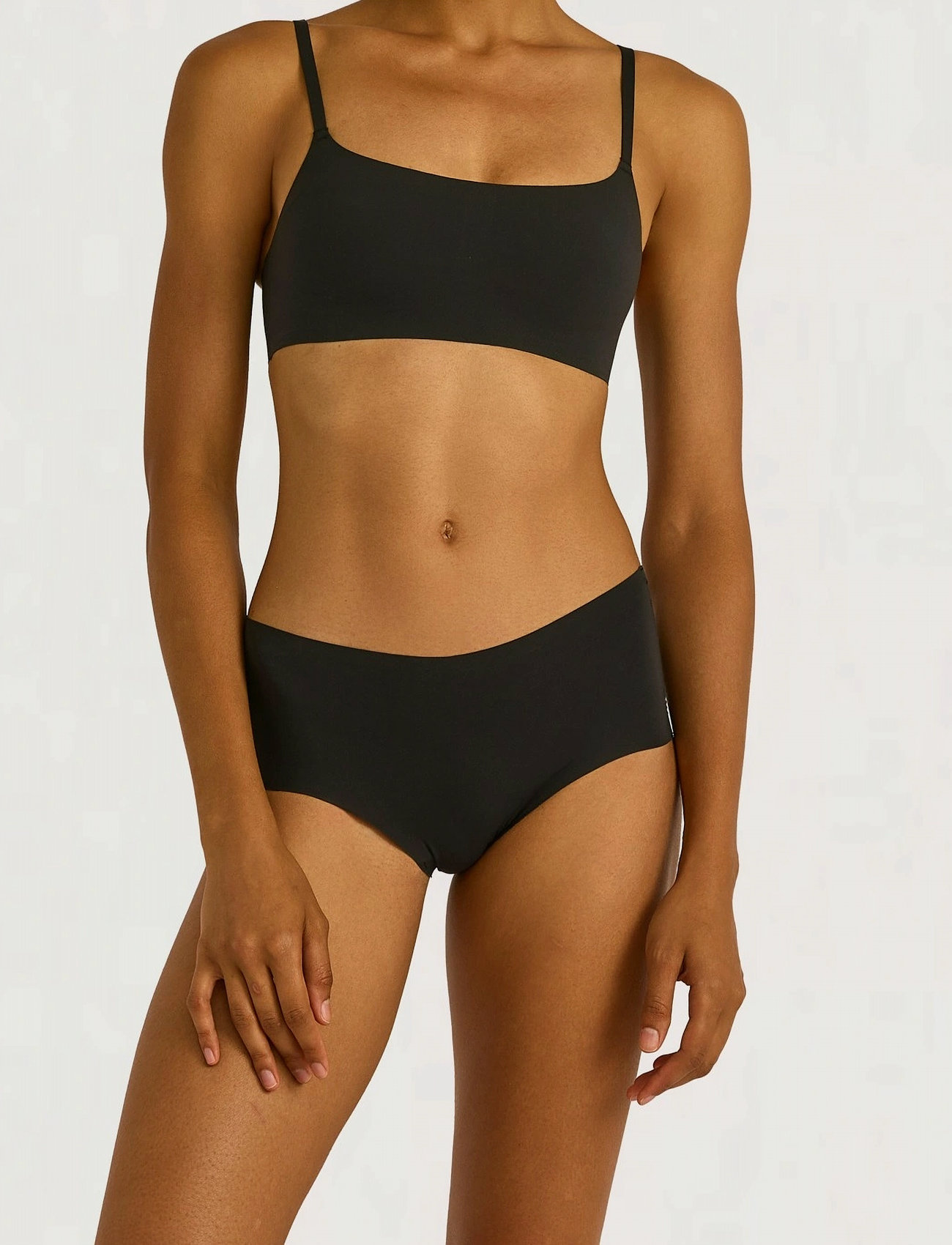 Organic Basics Bare High-Rise Briefs, S, Black, Trusser > Trusser, Dame