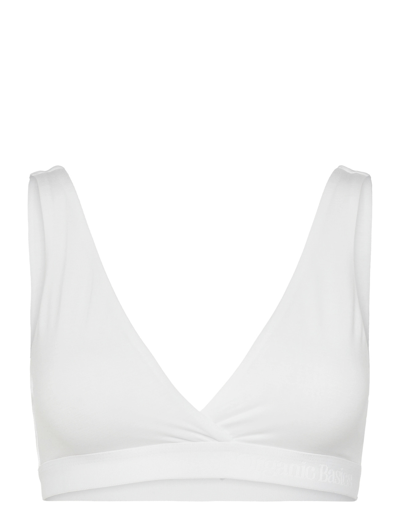 ORGANIC BASICS Soft Touch Basic Bralette Weiß - M - Damen