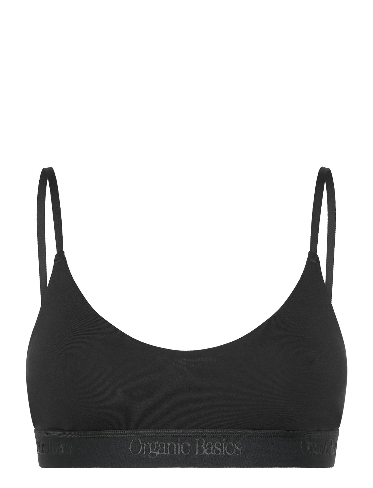 ORGANIC BASICS Core Open Back Scoop Bralette Schwarz - XS - Damen