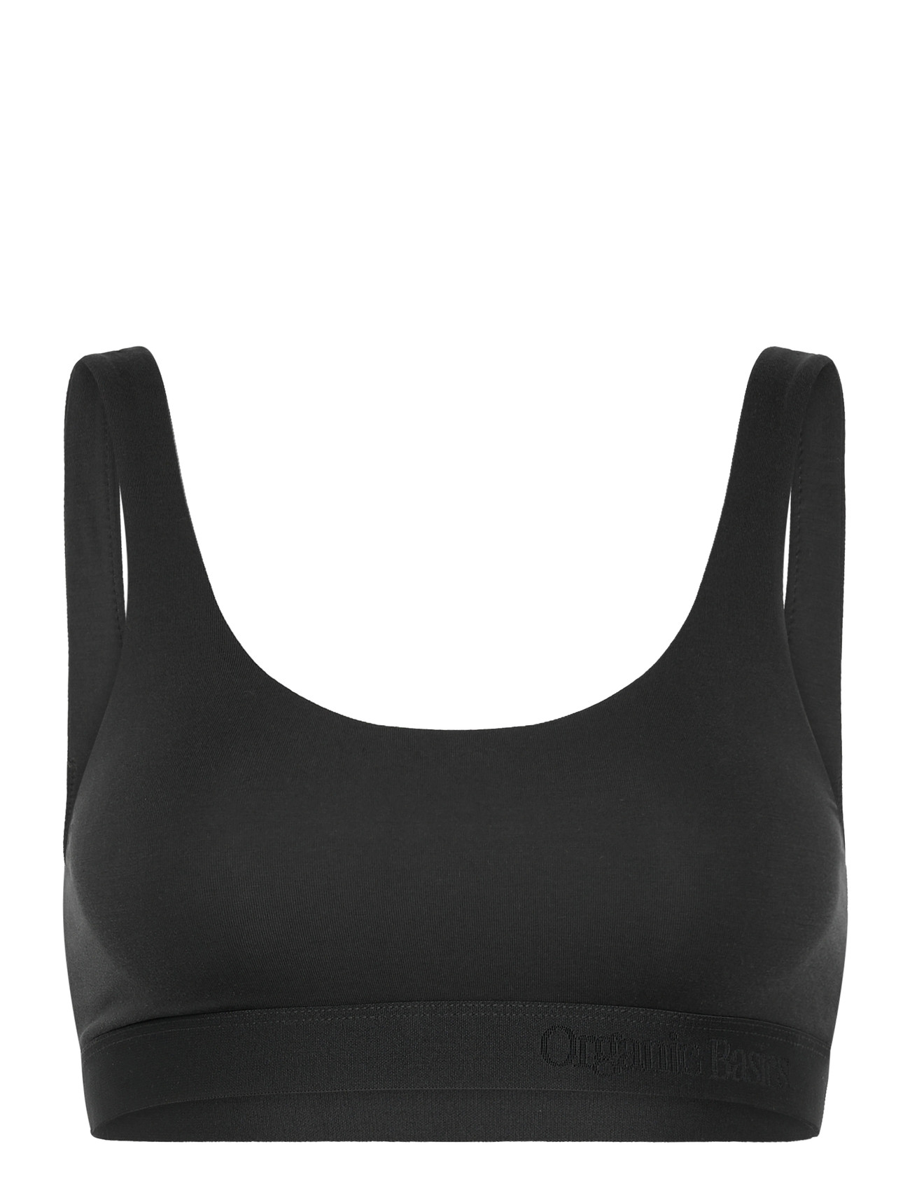ORGANIC BASICS Soft Touch Scoop Neck Bralette Schwarz - XS - Damen