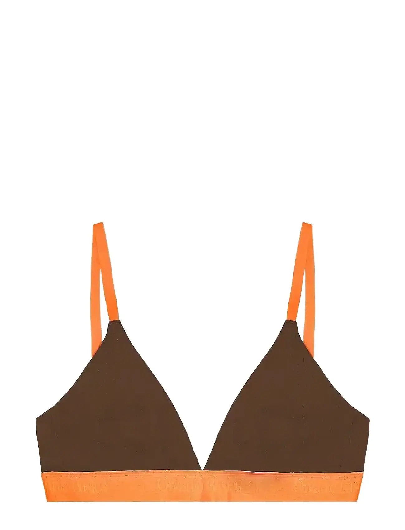 ORGANIC BASICS Core Play Triangle Bralette Braun - XS - Damen