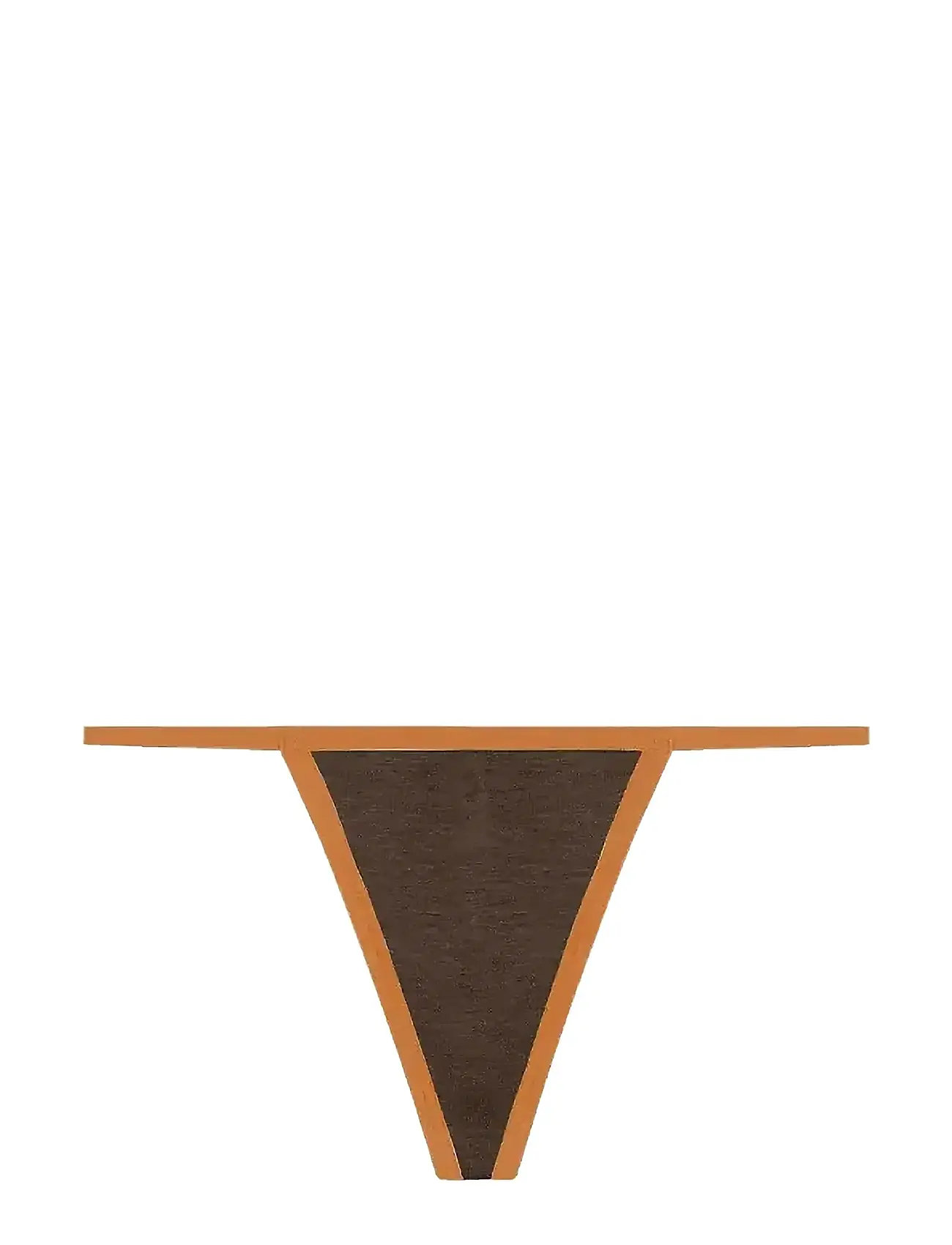 ORGANIC BASICS Core Play String Stringtanga Braun - XL - Damen
