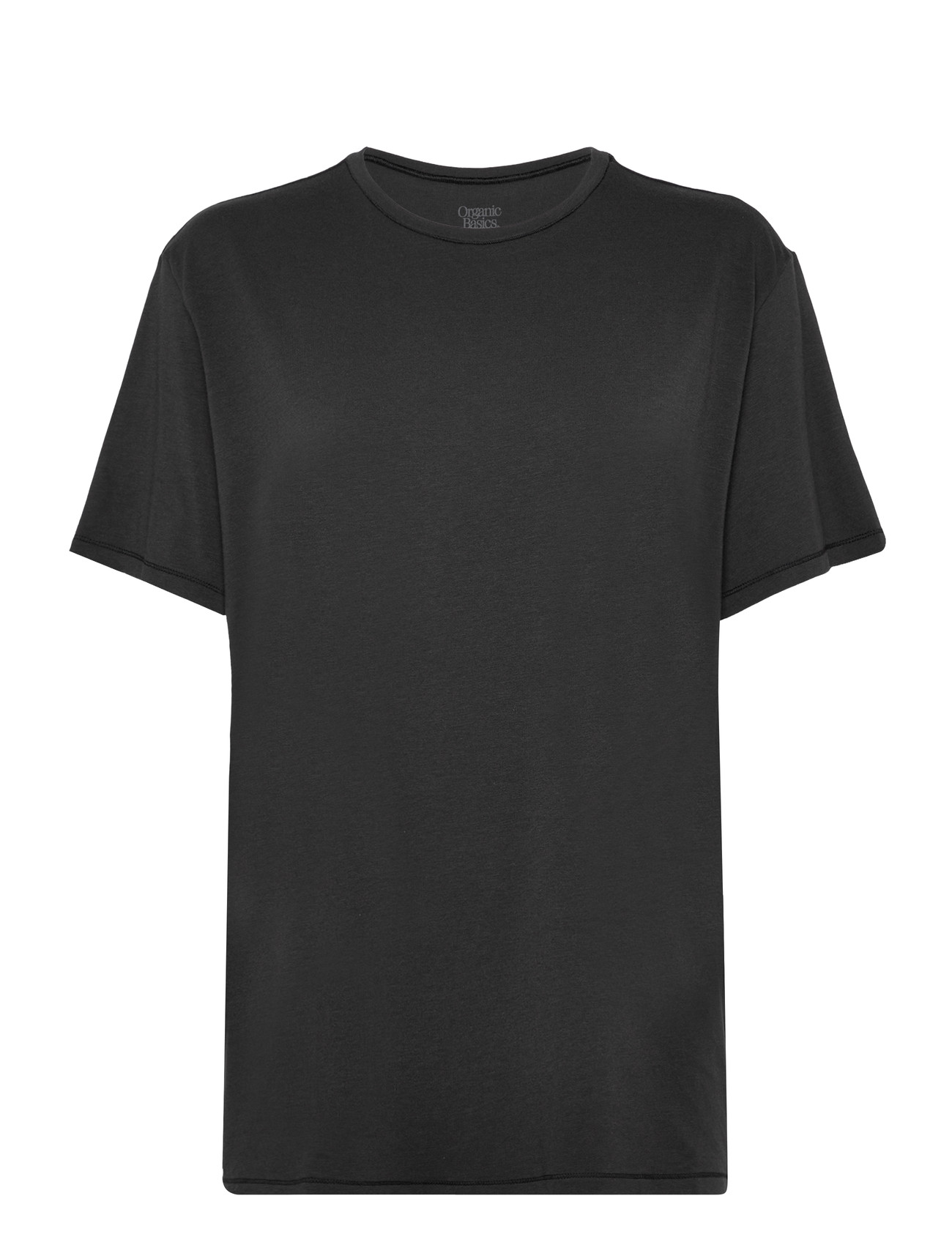 ORGANIC BASICS Easy Tee Schwarz - XS - Damen
