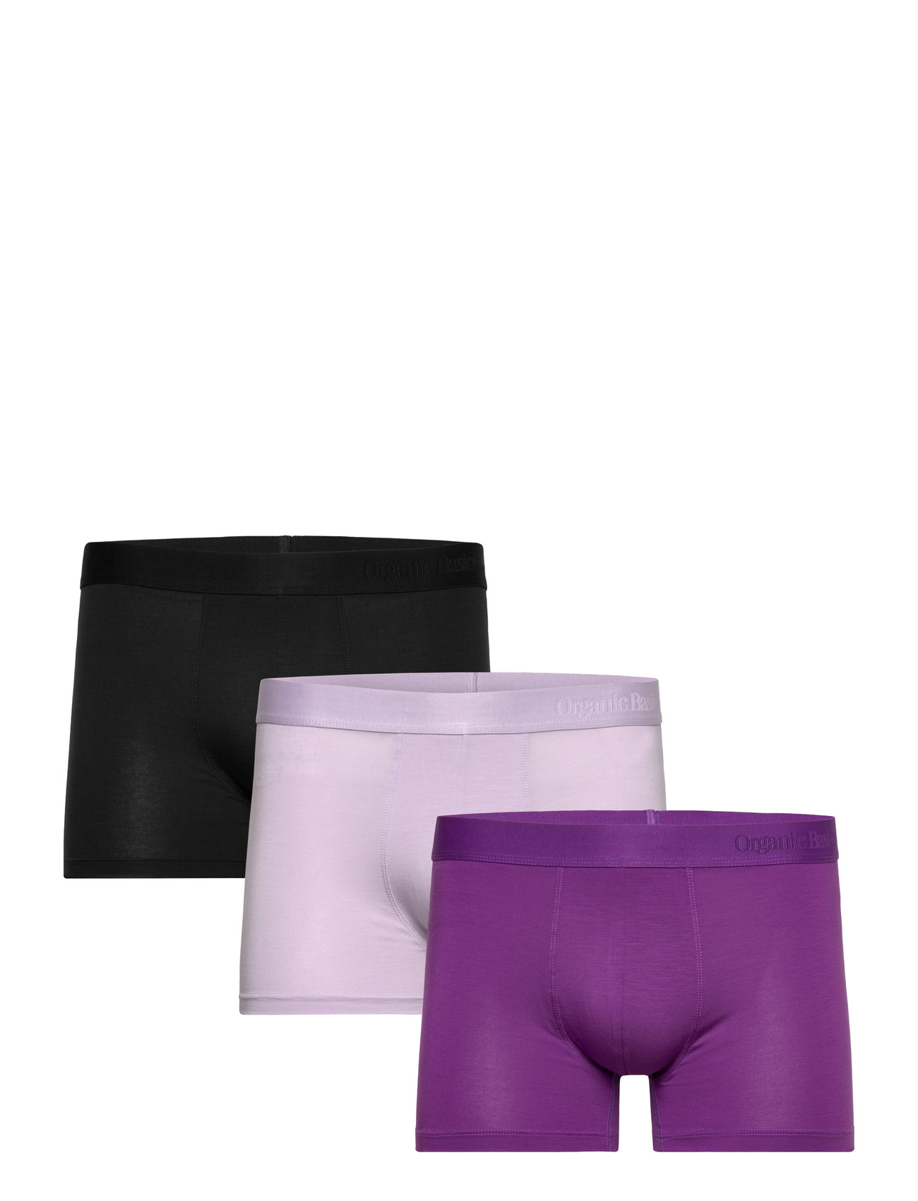 ORGANIC BASICS Soft Touch Trunks 3-Pack Patterned - S - Herren