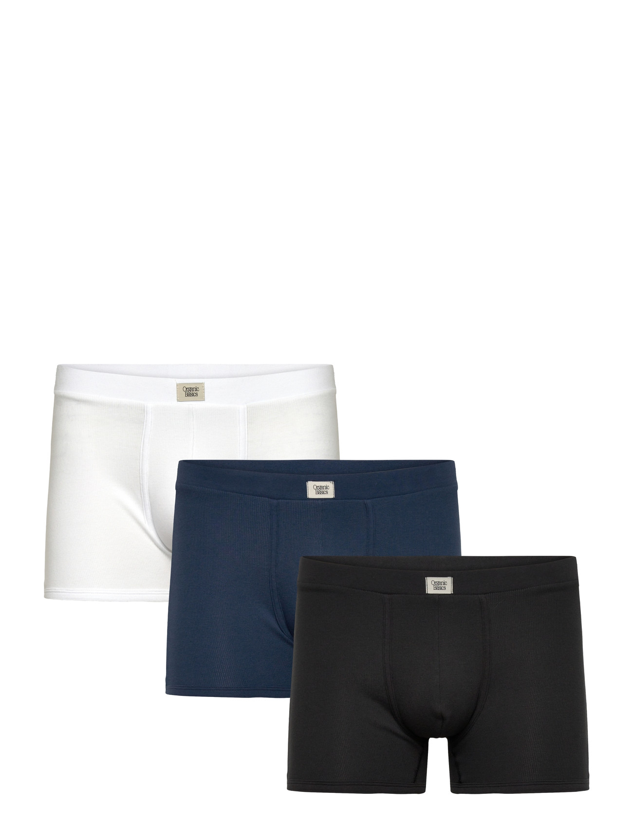 ORGANIC BASICS Core Icon Rib Trunks 3-Pack Patterned - XXL - Herren