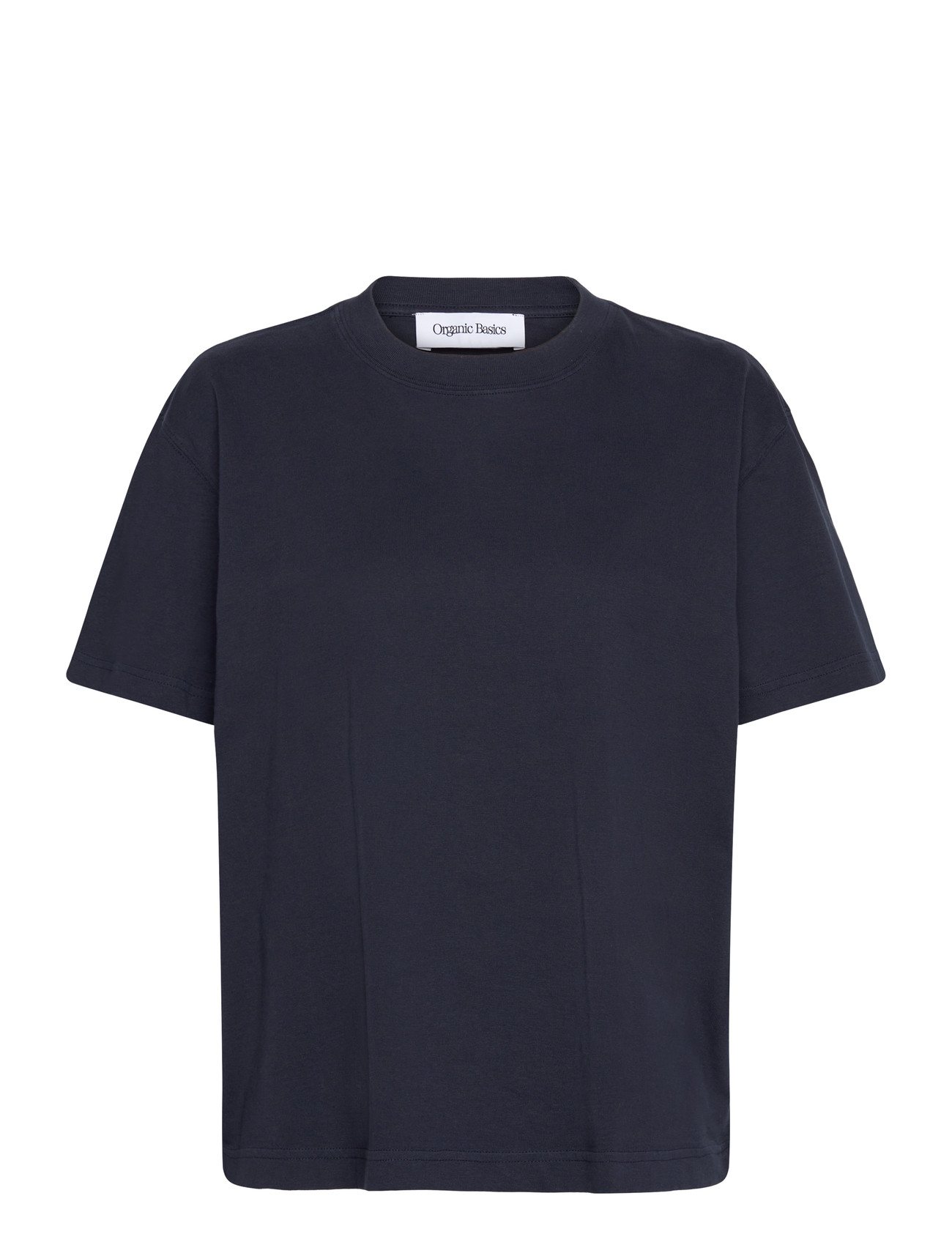 ORGANIC BASICS True Heavy Boxy Tee Navy - S - Damen