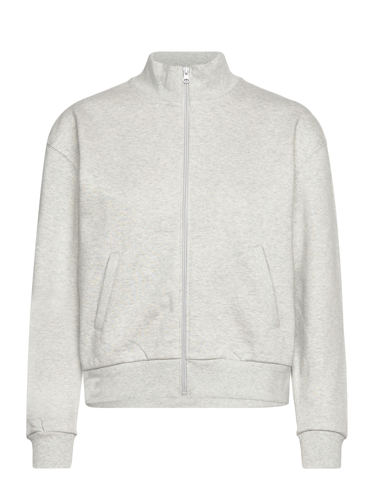 ORGANIC BASICS Weekend Track Jacke Grau - XL - Damen