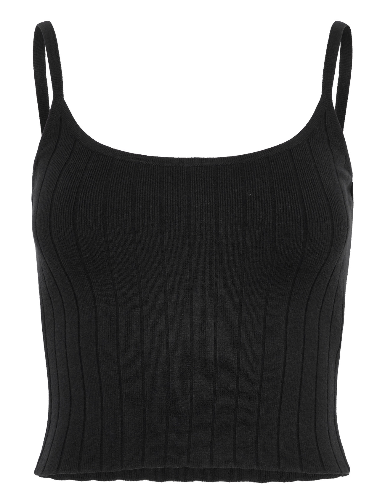 ORGANIC BASICS Soft Knit Rib Tank Oberteil Schwarz - XXS - Damen