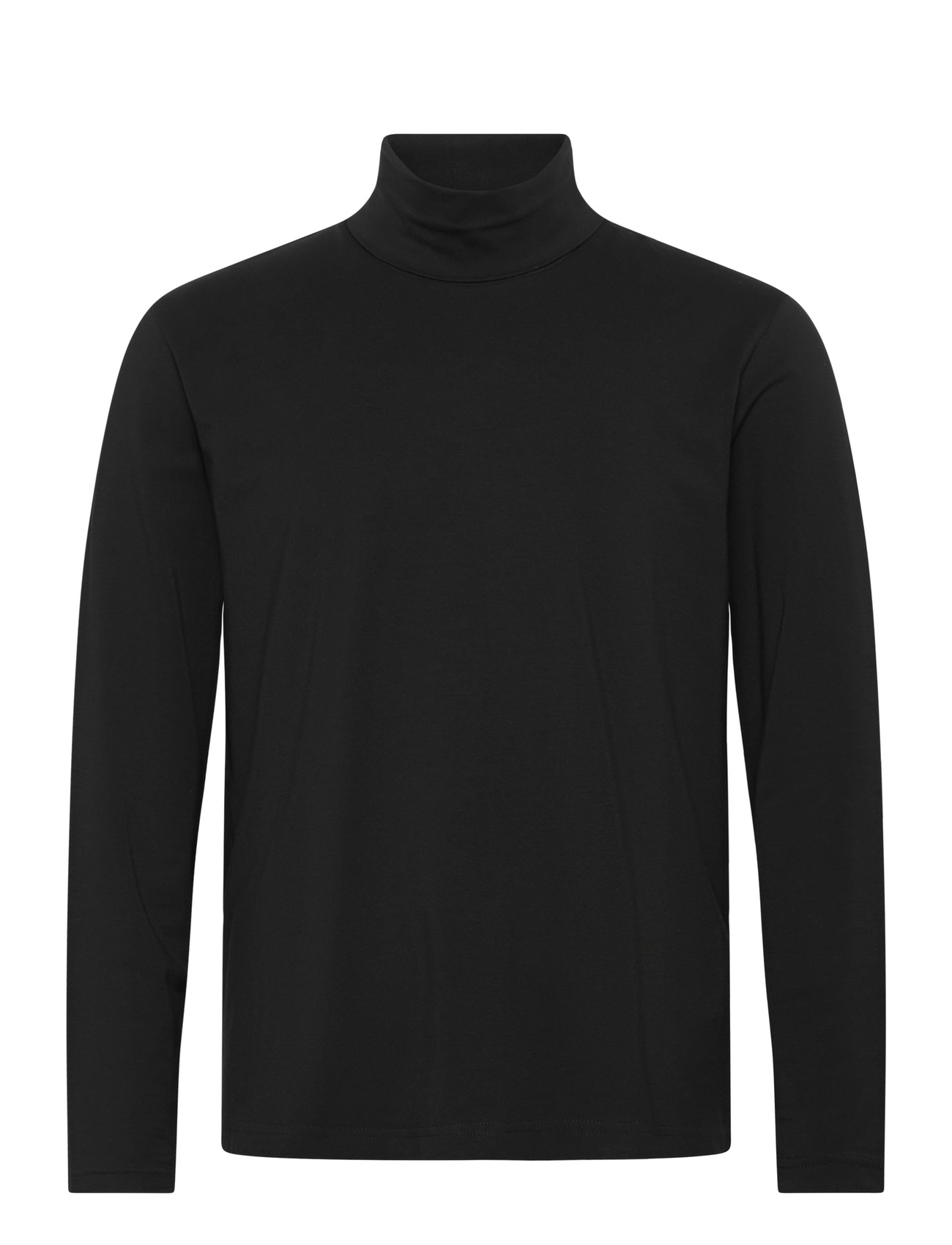 ORGANIC BASICS Everyday Lange Ärmel Rollkragen Schwarz - S - Herren