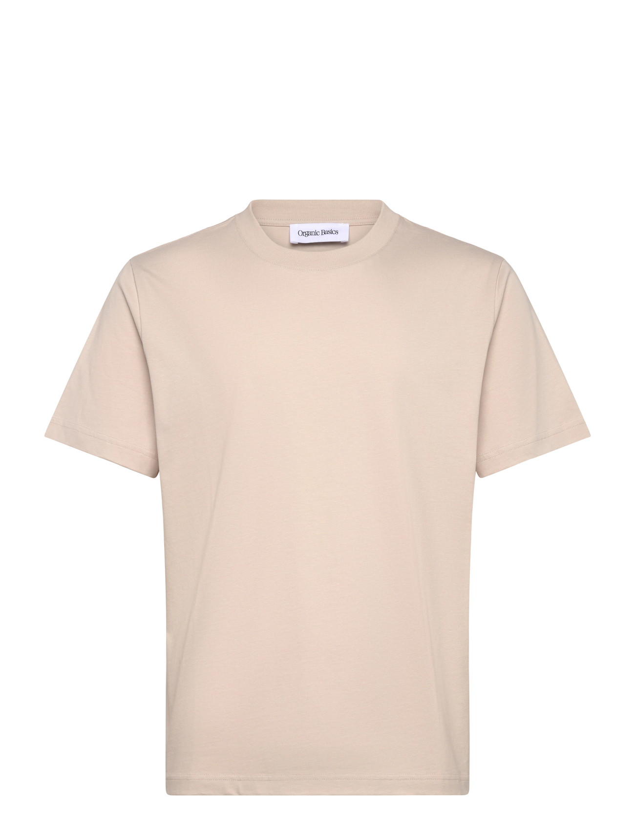 ORGANIC BASICS True Heavy Boxy Fit Tee Beige - L - Herren
