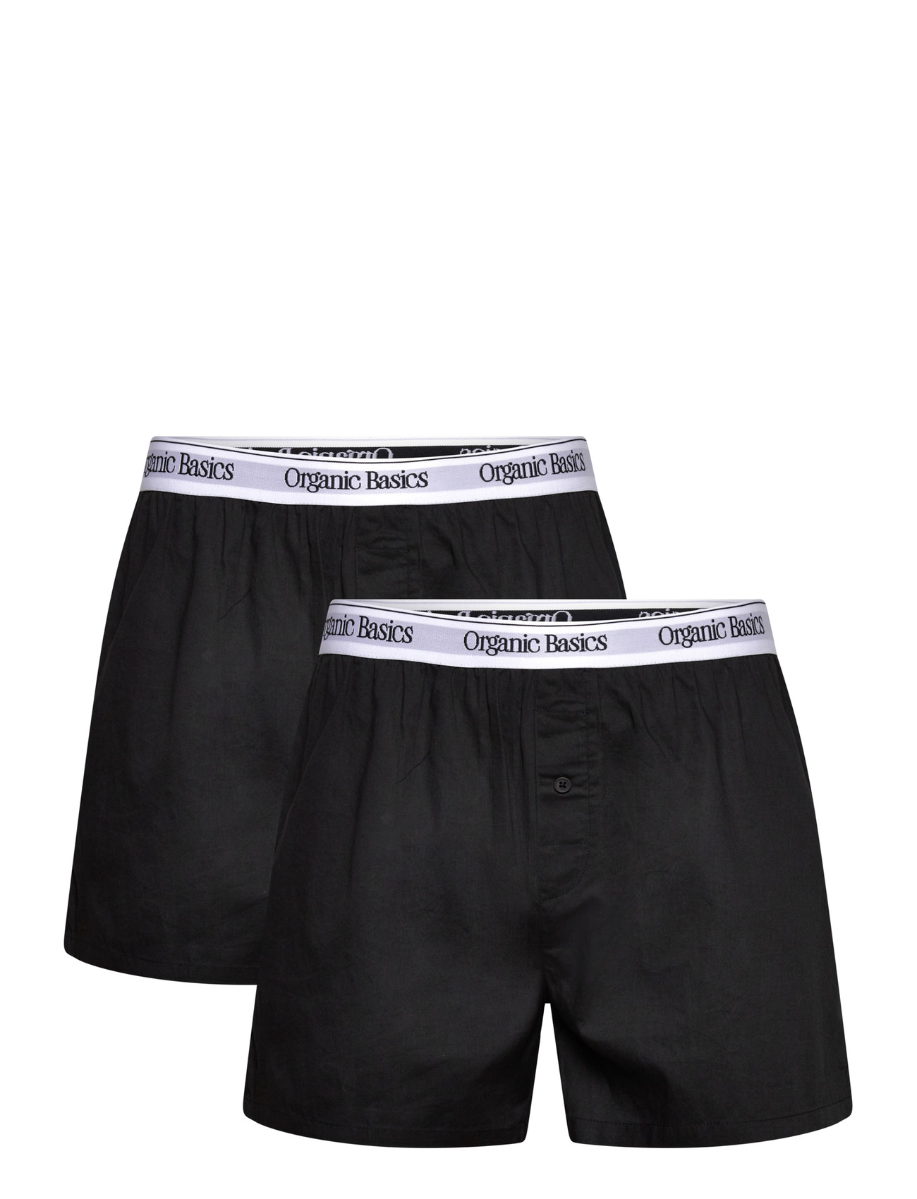 ORGANIC BASICS Easy Boxer Shorts 2-Pack Schwarz - S - Herren