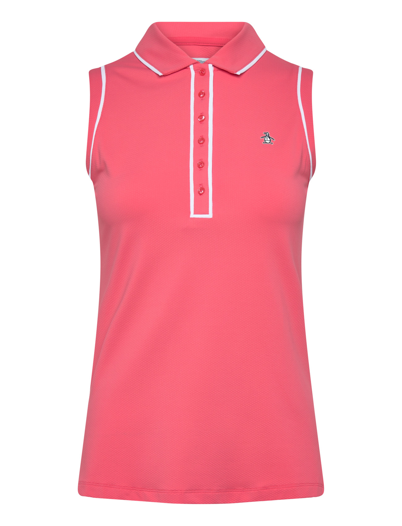 ORIGINAL PENGUIN GOLF Ärmellos Veronica Golf Polo Pink - M - Damen
