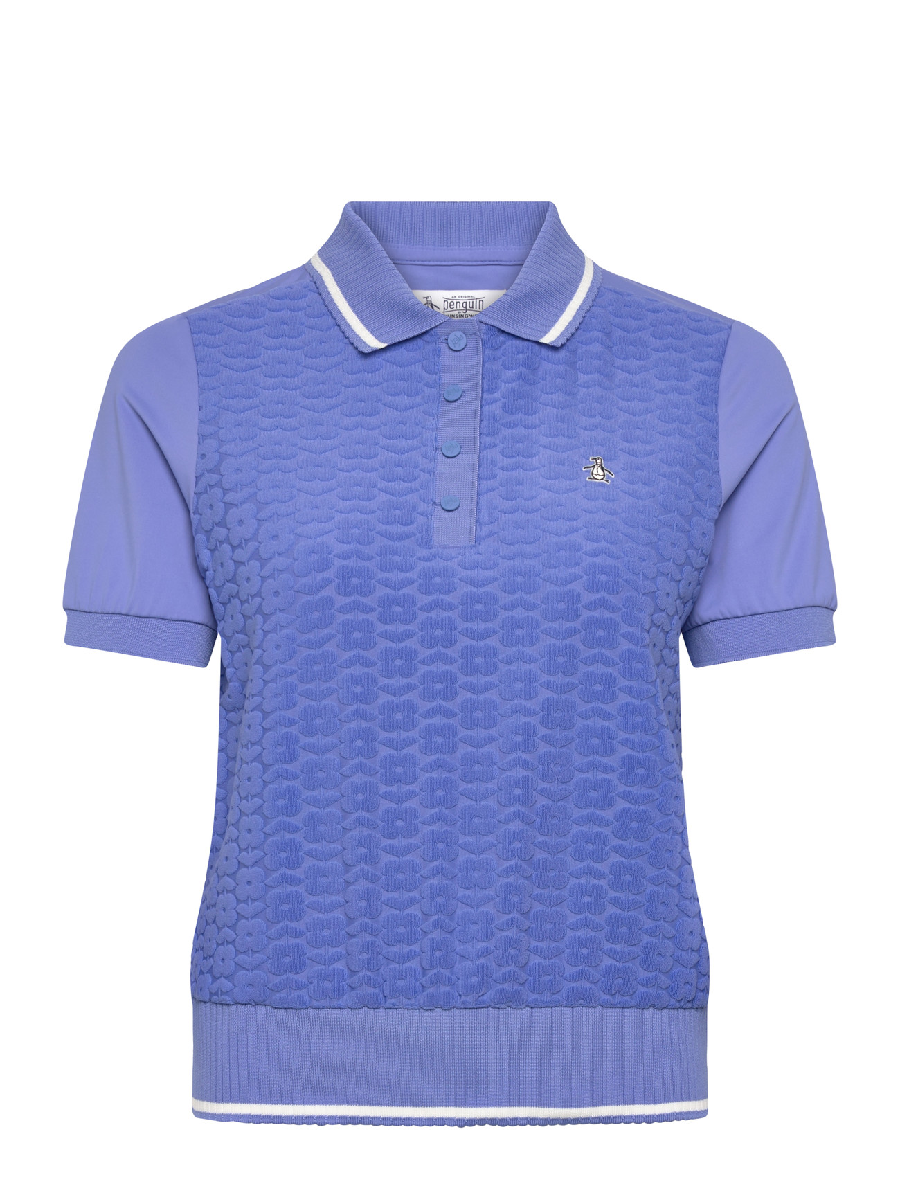 Original Penguin Golf Button Placket Polo, S, Purple, Sports Overdele & T-shirts > Sport Polos, Dame