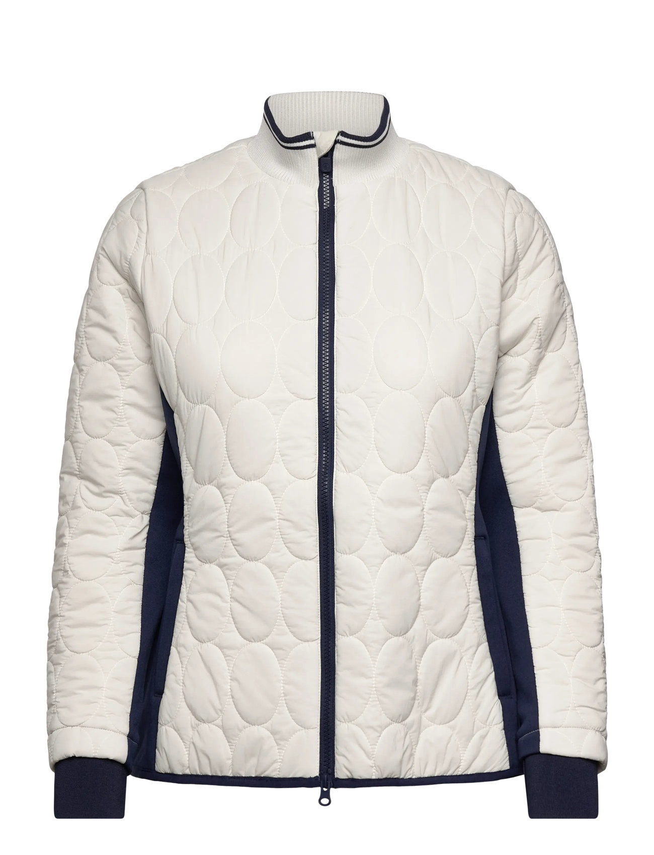 ORIGINAL PENGUIN GOLF Quilted Puffer Jacke Weiß - S - Damen