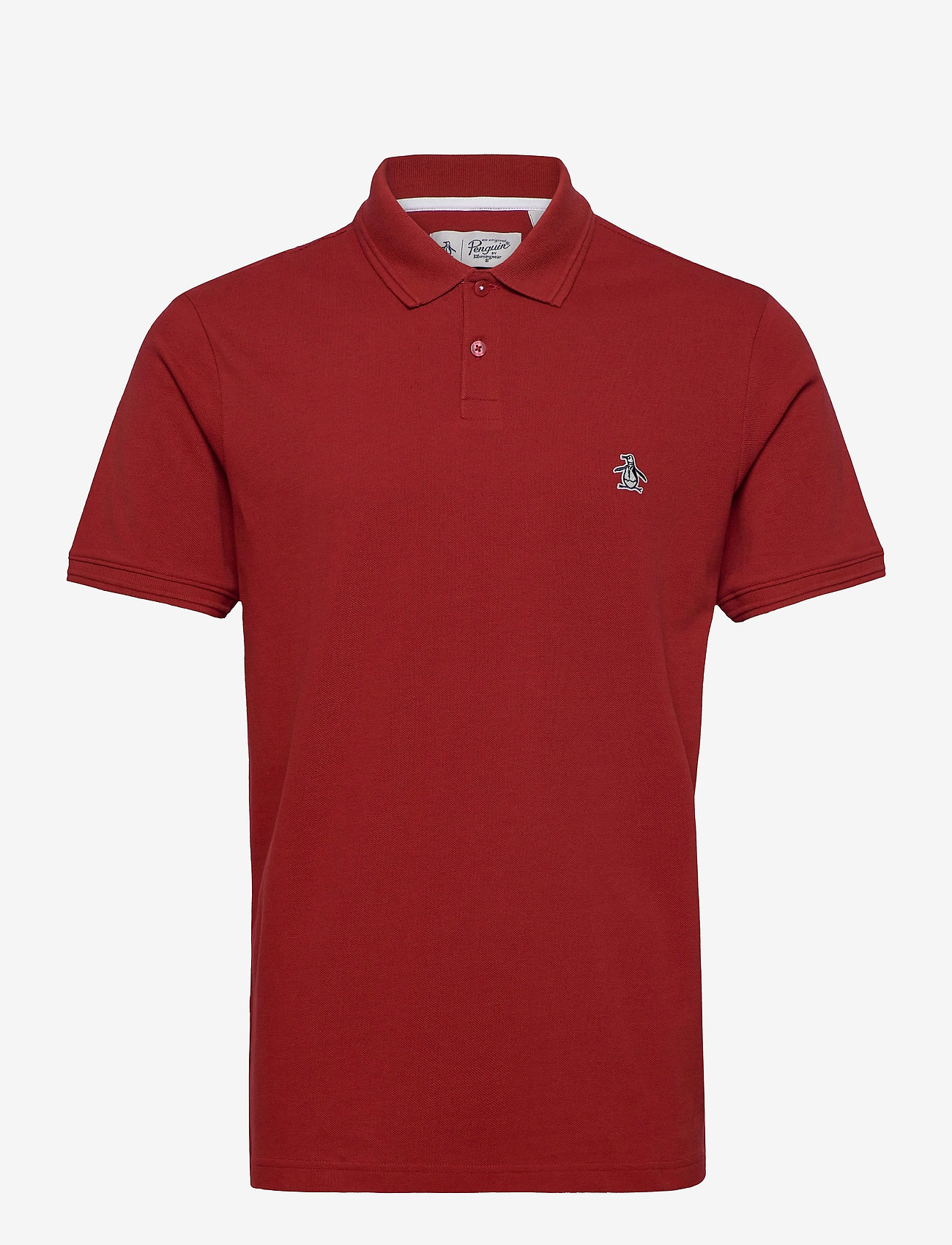 Raised Rib Polo Shirt (Red Dahlia) (30 €) - Original Penguin - | Boozt.com