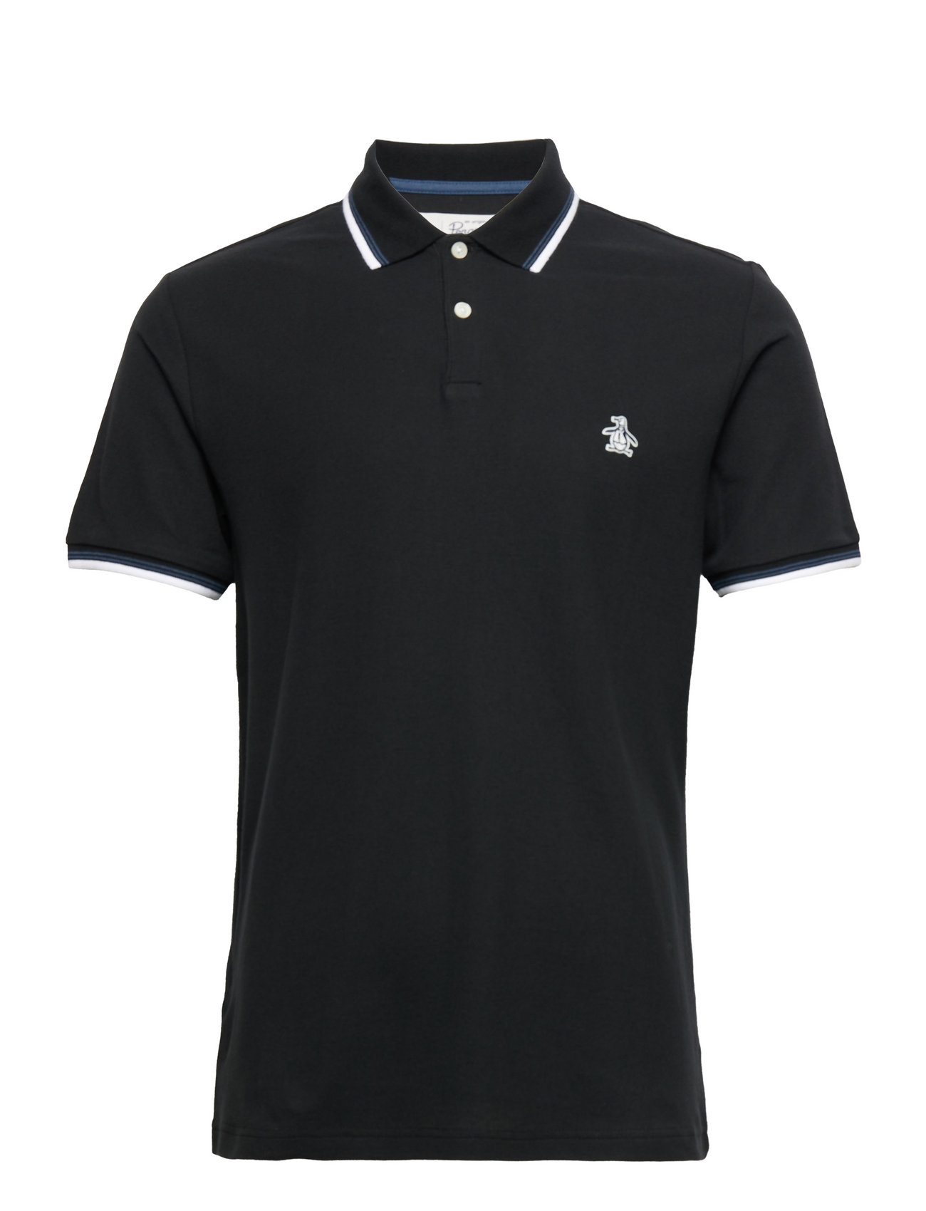 Original Penguin Tipped Polo Org Piq Svart