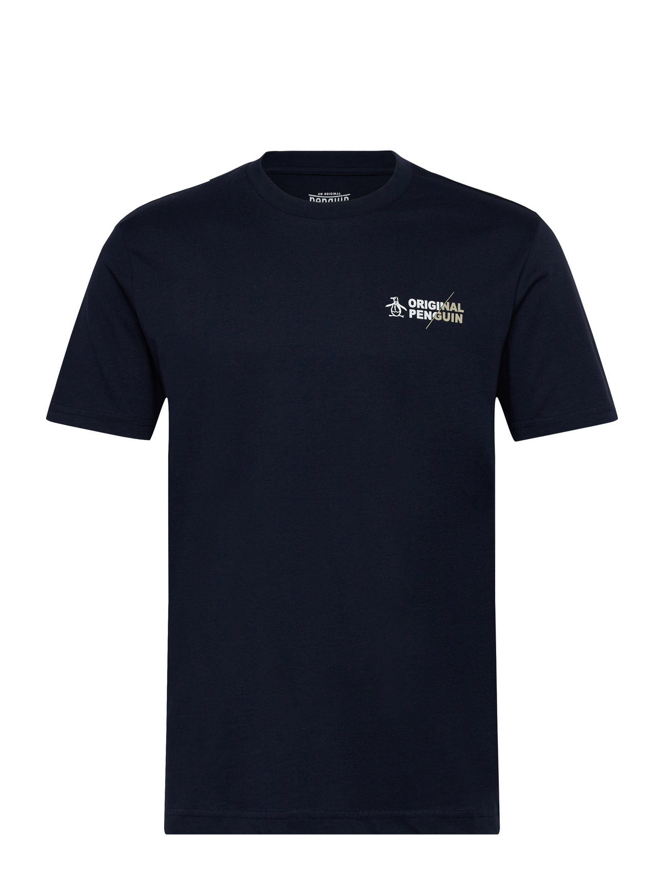 S/S Original Spliced Tops T-shirts Short-sleeved Black Original Penguin